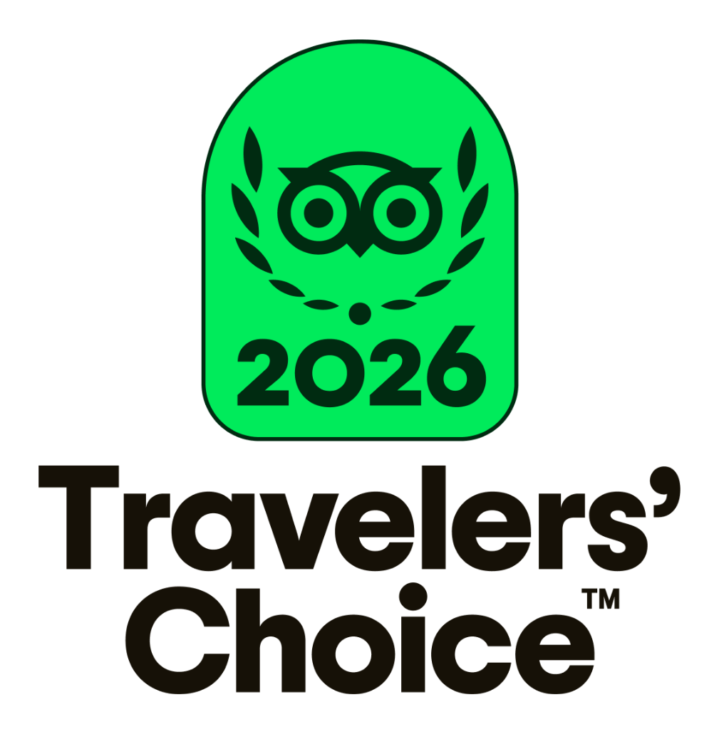 Travelers' Choice 2026 logo with an owl icon.