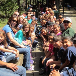 a group of people posing for the camera