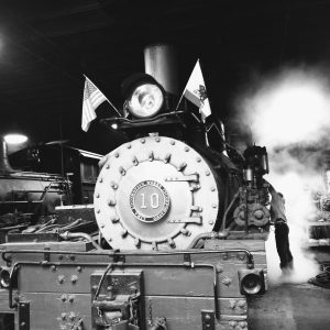 a vintage photo of a clock